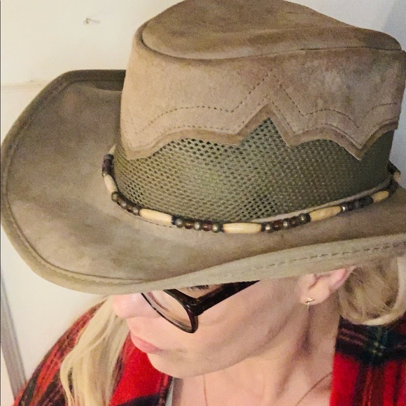 Head N Home woman’s Custom Leather Sunhat